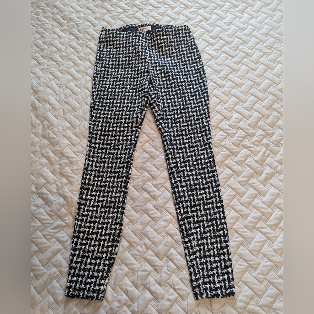 Nanette Lepore houndstooth pull on pants sz.S